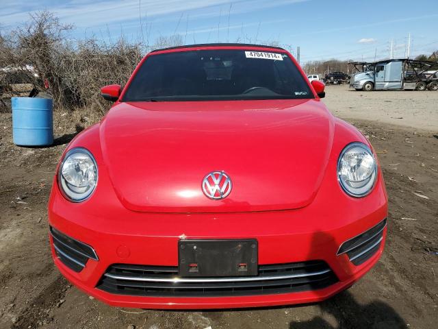 3VW517AT9HM816313 - 2017 VOLKSWAGEN BEETLE S/SE RED photo 5