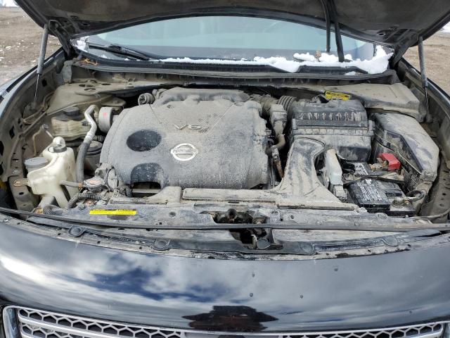 1N4AA5AP2AC863656 - 2010 NISSAN MAXIMA S BLACK photo 11