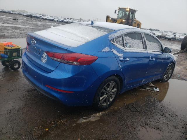 5NPD84LF6HH045427 - 2017 HYUNDAI ELANTRA SE BLUE photo 3