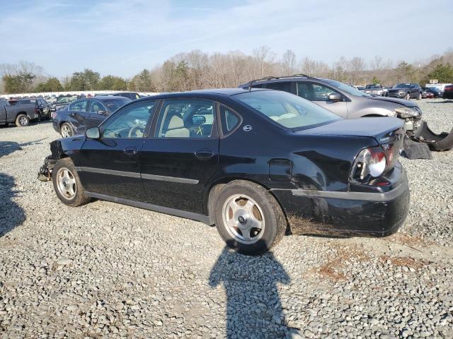 2G1WF52E159152289 - 2005 CHEVROLET IMPALA BLACK photo 2