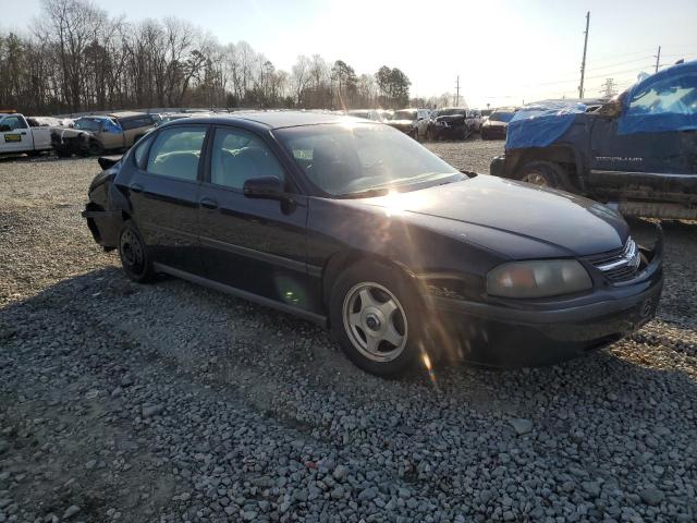 2G1WF52E159152289 - 2005 CHEVROLET IMPALA BLACK photo 4