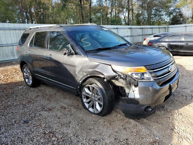 1FM5K7F85FGB71327 - 2015 FORD EXPLORER LIMITED GRAY photo 4