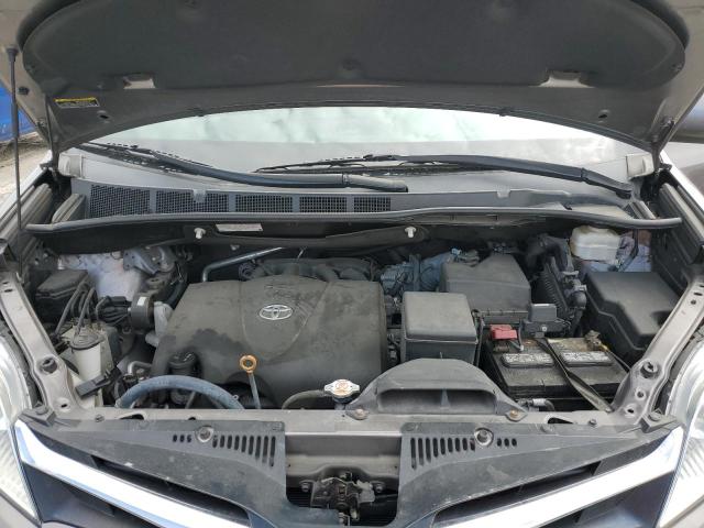 5TDKZ3DCXKS984620 - 2019 TOYOTA SIENNA LE GRAY photo 12