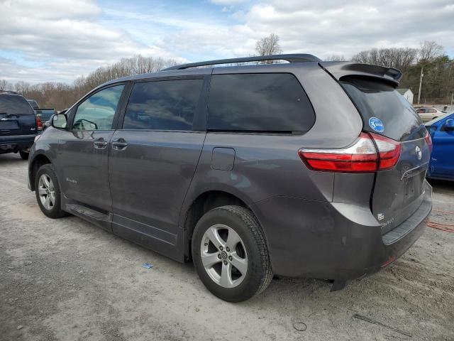 5TDKZ3DCXKS984620 - 2019 TOYOTA SIENNA LE GRAY photo 2