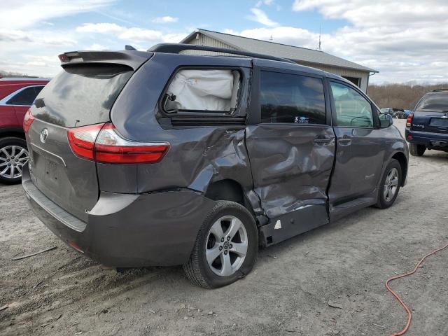 5TDKZ3DCXKS984620 - 2019 TOYOTA SIENNA LE GRAY photo 3