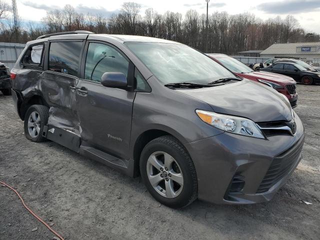 5TDKZ3DCXKS984620 - 2019 TOYOTA SIENNA LE GRAY photo 4