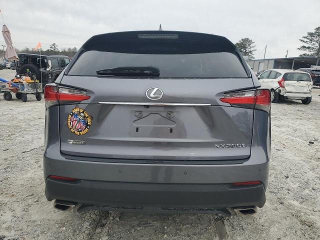 JTJYARBZ7F2018392 - 2015 LEXUS NX 200T GRAY photo 6