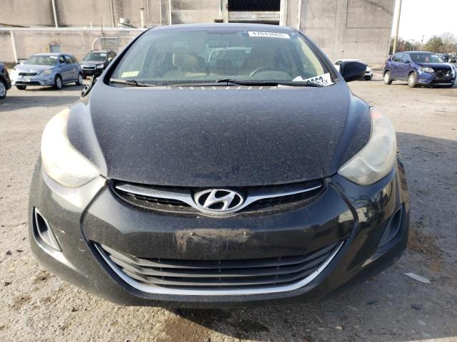 5NPDH4AE1BH000638 - 2011 HYUNDAI ELANTRA GLS BLACK photo 5