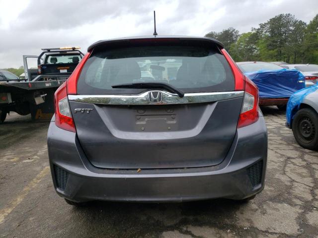 3HGGK5H88FM770924 - 2015 HONDA FIT EX GRAY photo 6