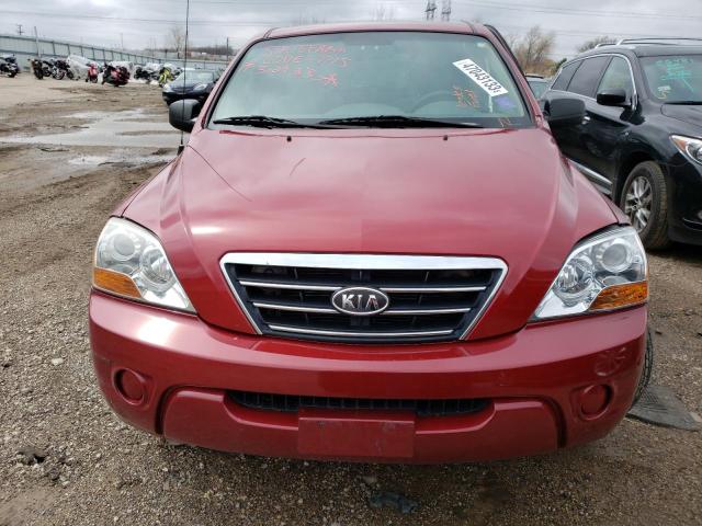 KNDJD735485834084 - 2008 KIA SORENTO EX RED photo 5