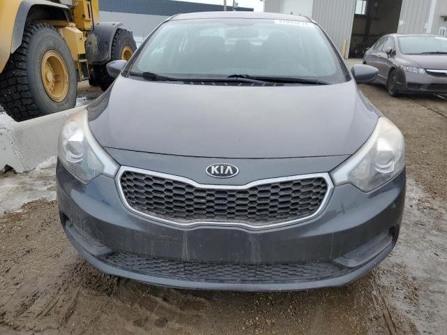 KNAFK4A61E5096498 - 2014 KIA FORTE LX GRAY photo 5