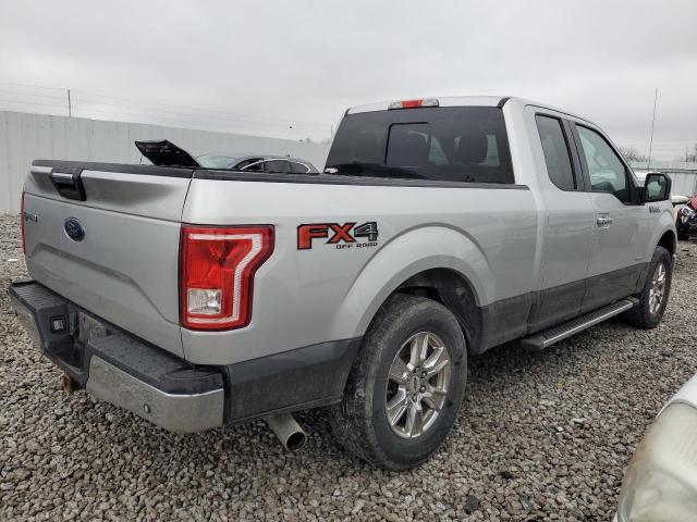 1FTEX1EP2FFD11982 - 2015 FORD F150 SUPER CAB GRAY photo 3