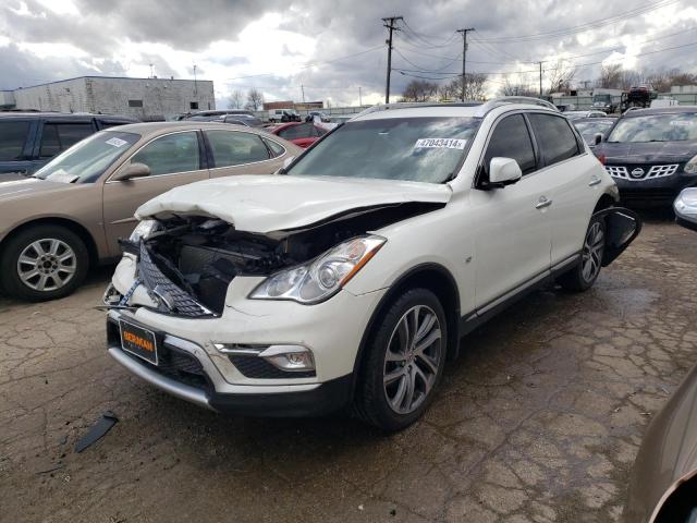 JN1BJ0RR8HM407871 - 2017 INFINITI QX50 WHITE photo 1