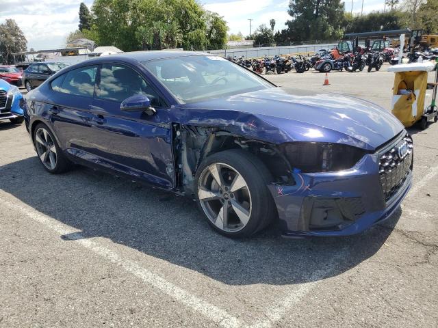 WAUFACF58MA043669 - 2021 AUDI A5 PREMIUM PLUS 45 BLUE photo 4