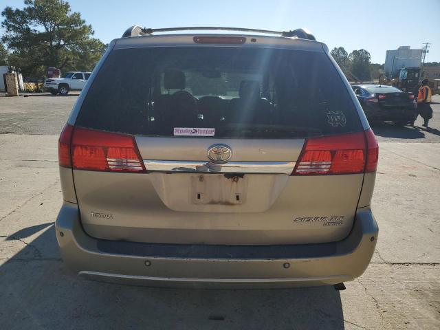 5TDZA22C74S116483 - 2004 TOYOTA SIENNA XLE TAN photo 6