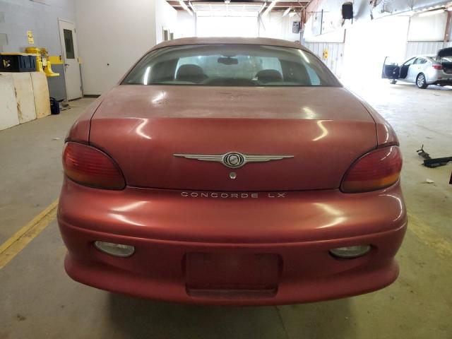 2C3HD46R54H607358 - 2004 CHRYSLER CONCORDE LX RED photo 6