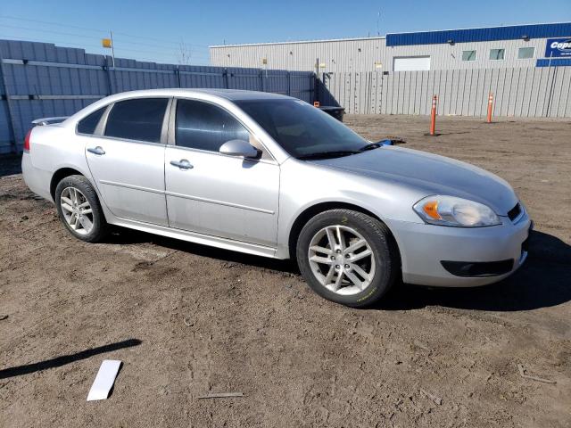 2G1WC5E30D1135404 - 2013 CHEVROLET IMPALA LTZ SILVER photo 4