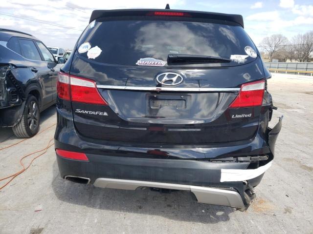 KM8SR4HF0DU002176 - 2013 HYUNDAI SANTA FE LIMITED BLACK photo 6