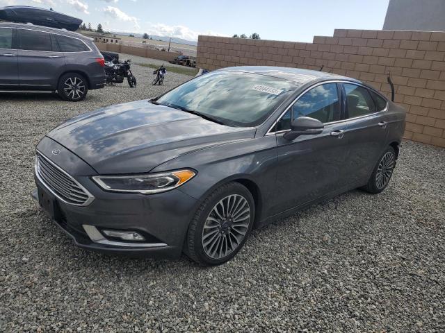 3FA6P0RU0JR243066 - 2018 FORD FUSION TITANIUM/PLATINUM HEV CHARCOAL photo 1