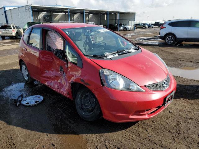 JHMGE8H33DC058071 - 2013 HONDA FIT RED photo 4
