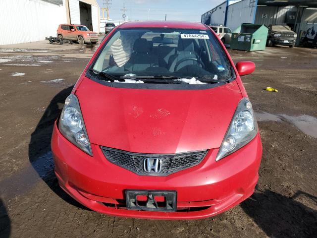 JHMGE8H33DC058071 - 2013 HONDA FIT RED photo 5