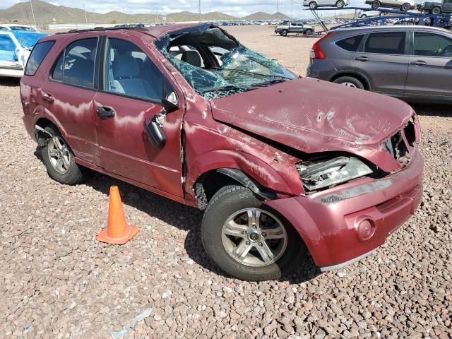 KNDJD733445243360 - 2004 KIA SORENTO EX RED photo 4