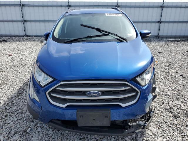 MAJ6S3GL8LC319211 - 2020 FORD ECOSPORT SE BLUE photo 5