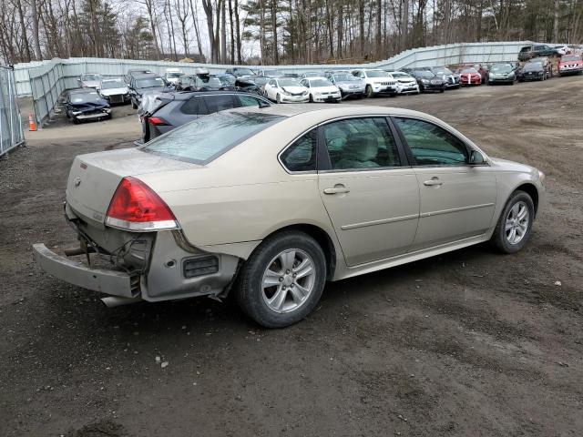 2G1WA5E37C1235147 - 2012 CHEVROLET IMPALA LS GOLD photo 3