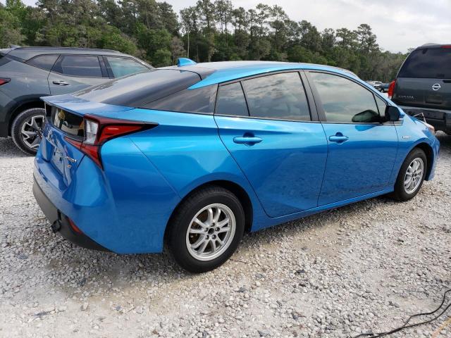 JTDKAMFU5N3164258 - 2022 TOYOTA PRIUS NIGHT SHADE BLUE photo 3