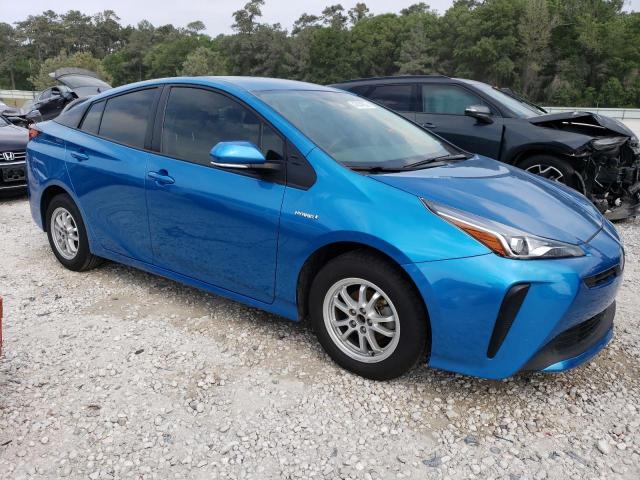 JTDKAMFU5N3164258 - 2022 TOYOTA PRIUS NIGHT SHADE BLUE photo 4