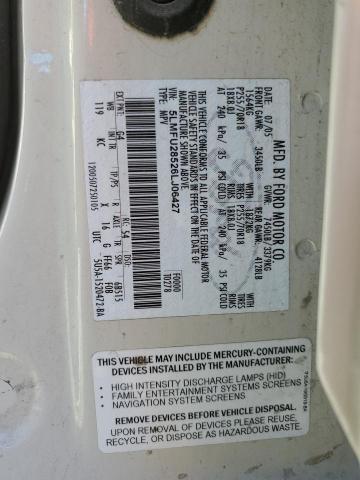 5LMFU28526LJ06427 - 2006 LINCOLN NAVIGATOR თეთრი ფოტო 13