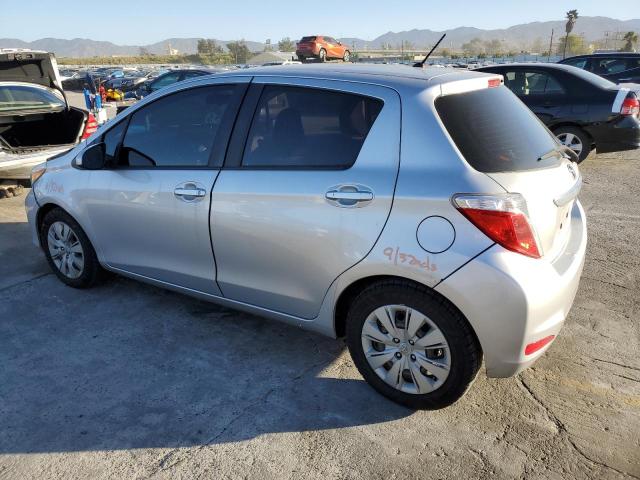 JTDKTUD35ED588733 - 2014 TOYOTA YARIS SILVER photo 2