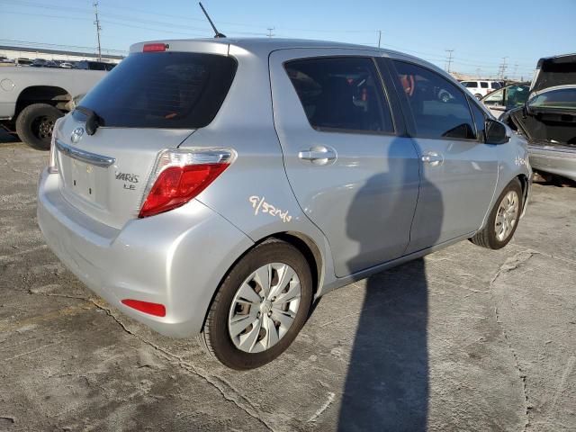 JTDKTUD35ED588733 - 2014 TOYOTA YARIS SILVER photo 3