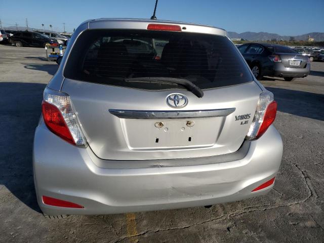 JTDKTUD35ED588733 - 2014 TOYOTA YARIS SILVER photo 6