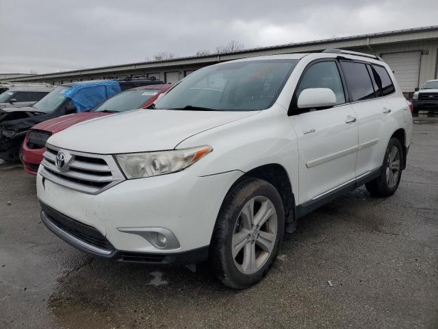 5TDDK3EH8DS264999 - 2013 TOYOTA HIGHLANDER LIMITED WHITE photo 1