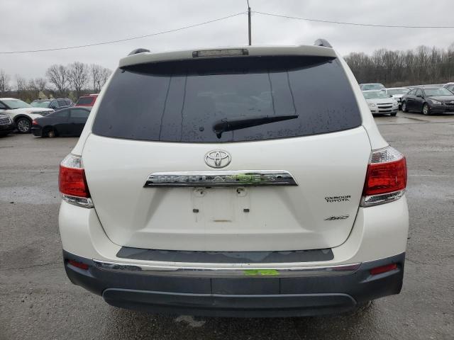 5TDDK3EH8DS264999 - 2013 TOYOTA HIGHLANDER LIMITED WHITE photo 6