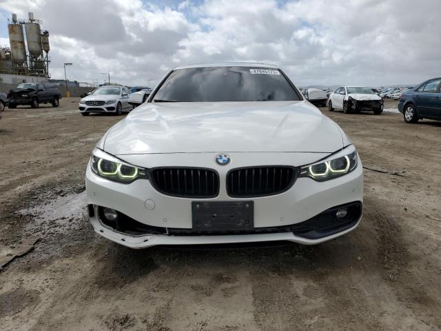 WBA4J1C59JBG80515 - 2018 BMW 430I GRAN COUPE WHITE photo 5