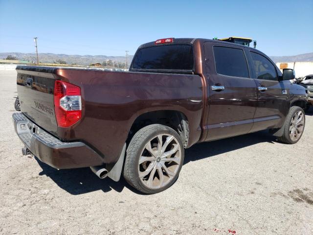 5TFGY5F12EX173215 - 2014 TOYOTA TUNDRA CREWMAX PLATINUM ყავისფერი ფოტო 3