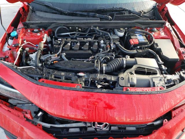 2HGFE1F94NH301138 - 2022 HONDA CIVIC TOURING RED photo 11