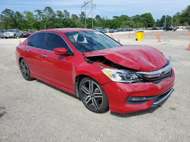 1HGCR2F1XHA038647 - 2017 HONDA ACCORD SPORT SPECIAL EDITION RED photo 4