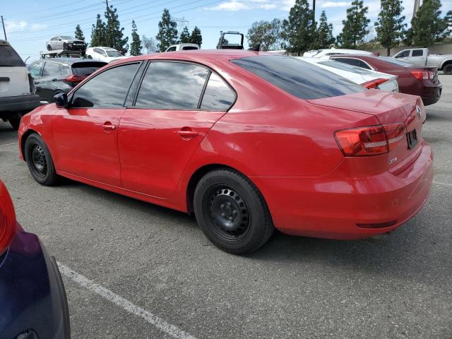 3VW2K7AJ4FM400519 - 2015 VOLKSWAGEN JETTA BASE RED photo 2