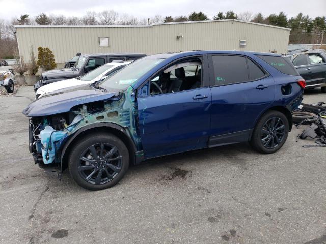 3GNAXWEV7NS143428 - 2022 CHEVROLET EQUINOX RS BLUE photo 1