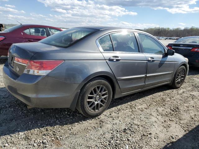 1HGCP2F30CA100587 - 2012 HONDA ACCORD LX GRAY photo 3