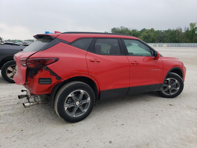 3GNKBCR46RS128556 - 2024 CHEVROLET BLAZER 2LT RED photo 3