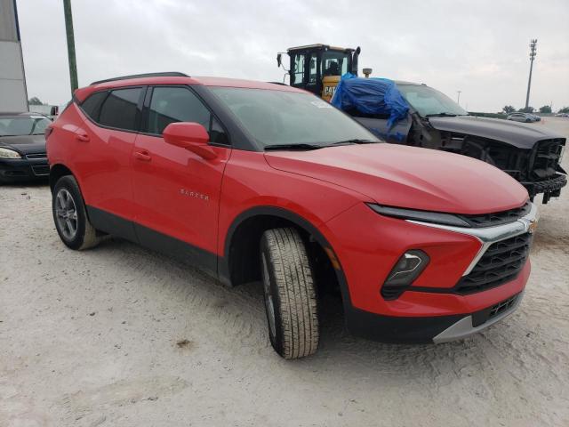 3GNKBCR46RS128556 - 2024 CHEVROLET BLAZER 2LT RED photo 4