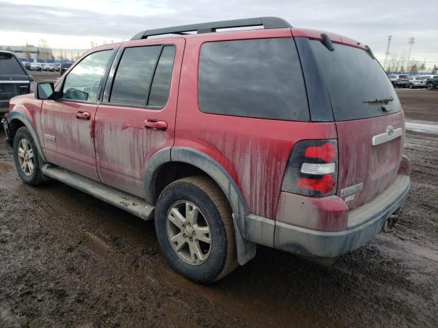 1FMEU73E57UB18148 - 2007 FORD EXPLORER XLT RED photo 2