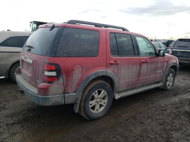 1FMEU73E57UB18148 - 2007 FORD EXPLORER XLT RED photo 3