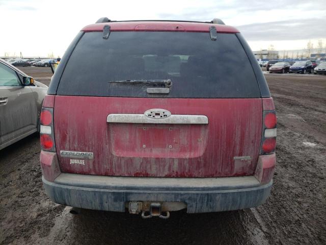 1FMEU73E57UB18148 - 2007 FORD EXPLORER XLT RED photo 6