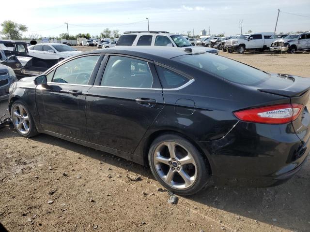 3FA6P0HR8DR151835 - 2013 FORD FUSION SE BLACK photo 2