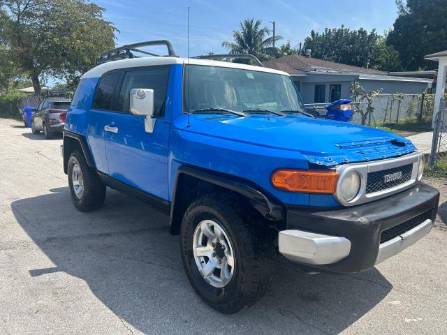 JTEBU11F970086498 - 2007 TOYOTA FJ CRUISER BLUE photo 1